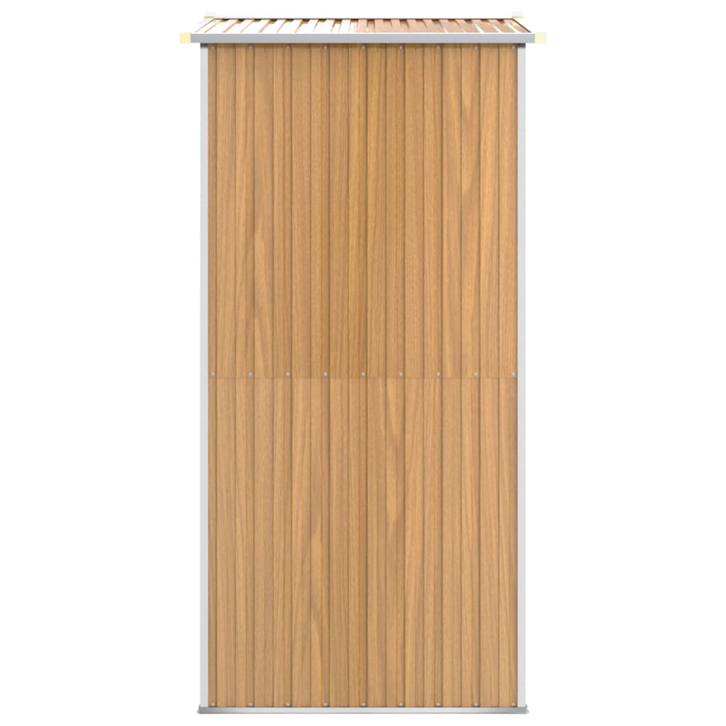 8720287178248_g_en_hd_2 vidaXL Garden Shed Light Brown 192x108x223 cm Galvanised Steel - Image 4