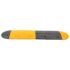 vidaXL Speed Hump Yellow&Black 129x32.5x4 cm Rubber - Image 2
