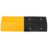 vidaXL Speed Hump Yellow&Black 97x32.5x4 cm Rubber - Image 3