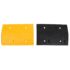 vidaXL Speed Hump Yellow&Black 97x32.5x4 cm Rubber - Image 4