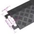 vidaXL Cable Protector Ramps 2 pcs 98.5 cm Black - Image 11