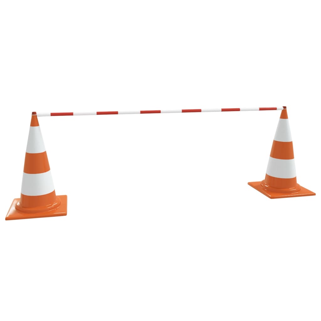 8720287178569_g_en_hd_2 vidaXL Retractable Traffic Cone Bars 10 pcs ABS 116-197 cm - Image 4