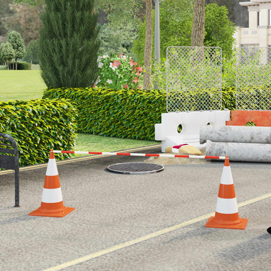8720287178569_m_en_hd_1 vidaXL Retractable Traffic Cone Bars 10 pcs ABS 116-197 cm - Image 1