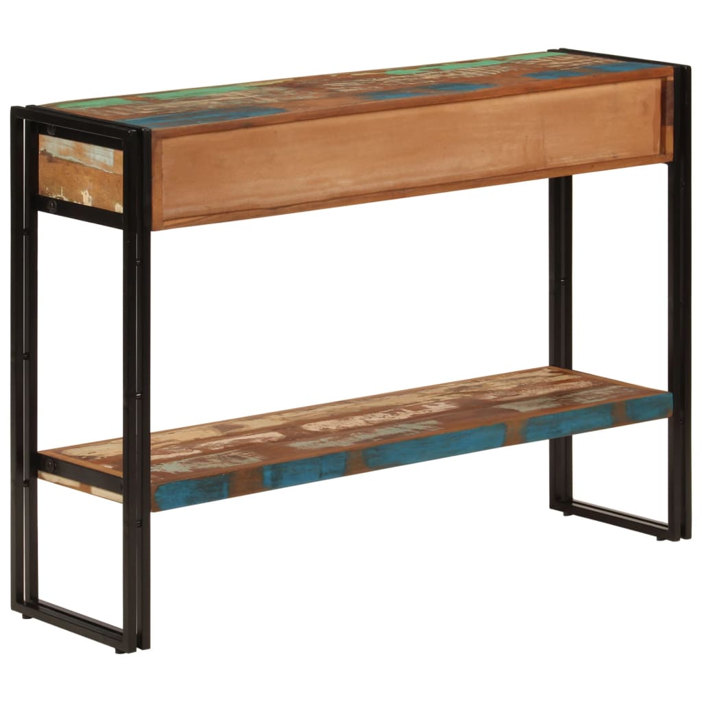 8720287178767_g_en_hd_2 vidaXL Console Table 110x30x76 cm Solid Wood Reclaimed - Image 4
