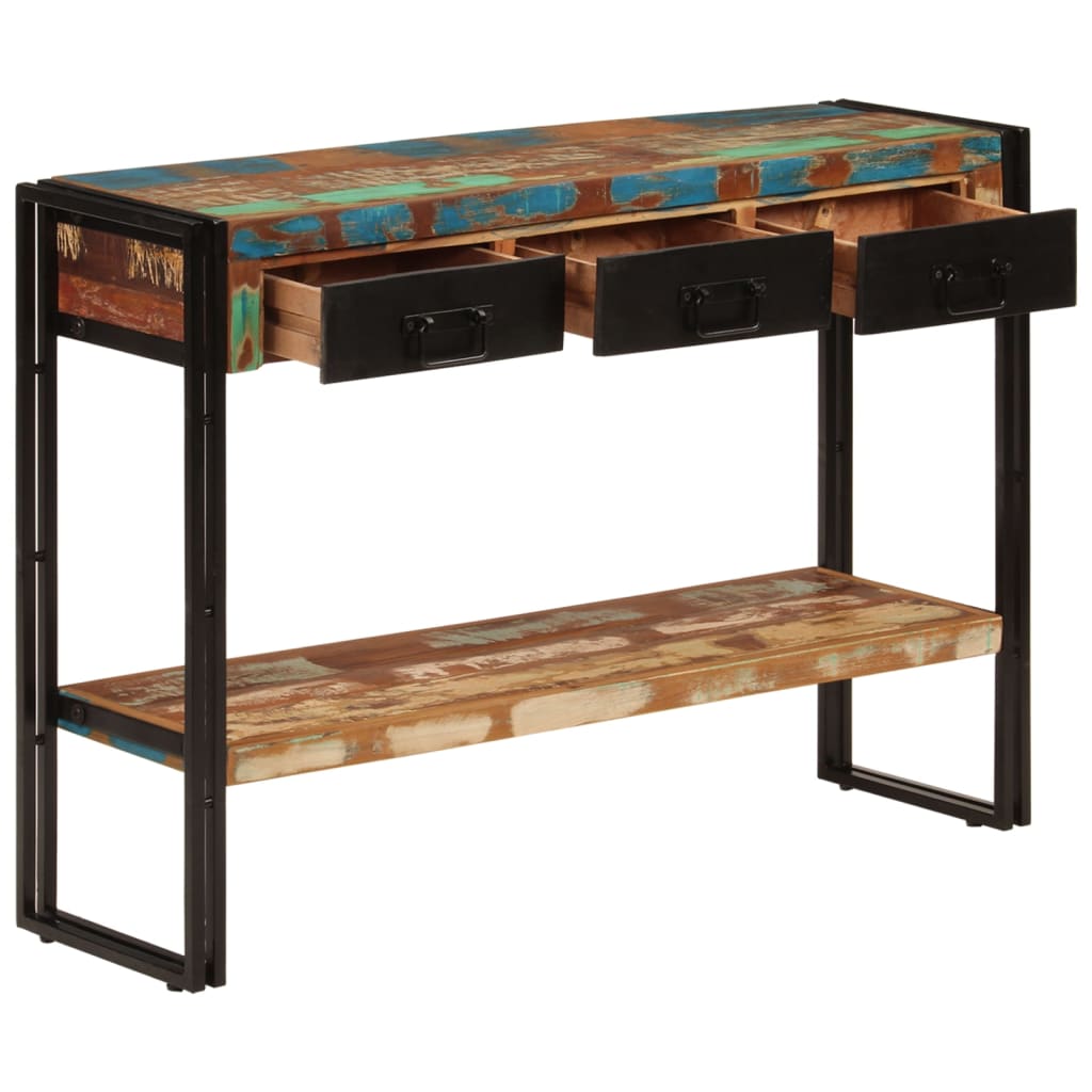 8720287178767_g_en_hd_5 vidaXL Console Table 110x30x76 cm Solid Wood Reclaimed - Image 7