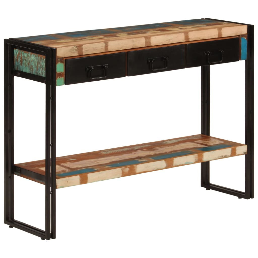 8720287178767_g_en_hd_7 vidaXL Console Table 110x30x76 cm Solid Wood Reclaimed - Image 9