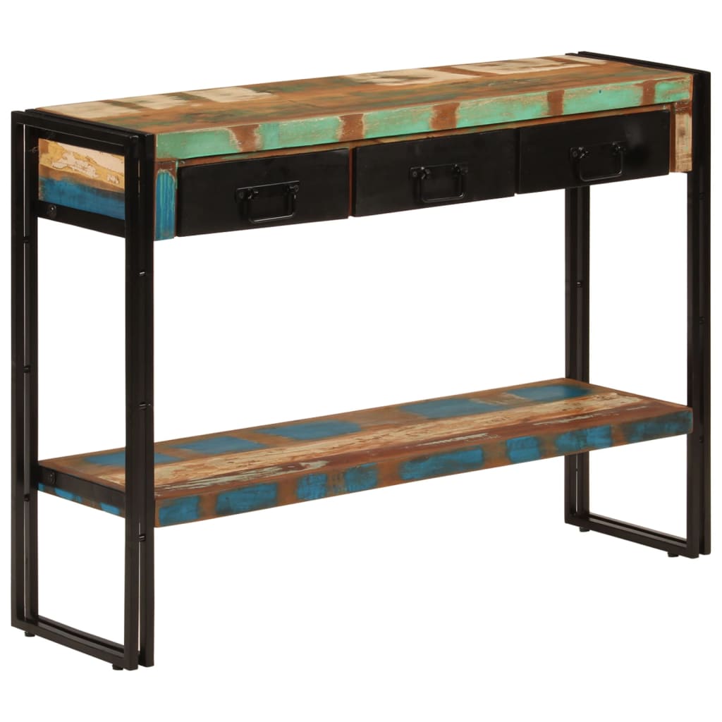 8720287178767_g_en_hd_8 vidaXL Console Table 110x30x76 cm Solid Wood Reclaimed - Image 10