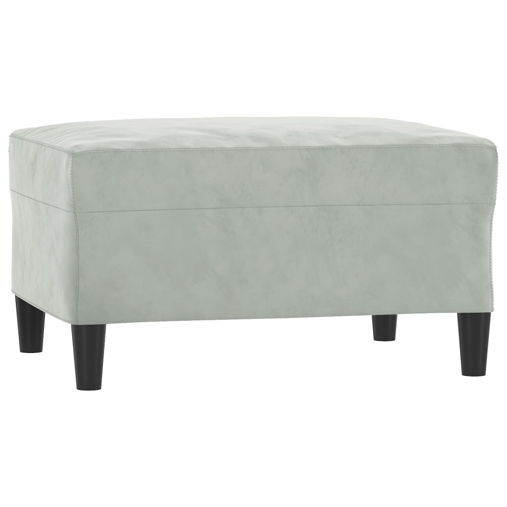 8720287186205_a_en_hd_1 vidaXL Footstool Light Grey 70x55x41 cm Velvet - Image 2