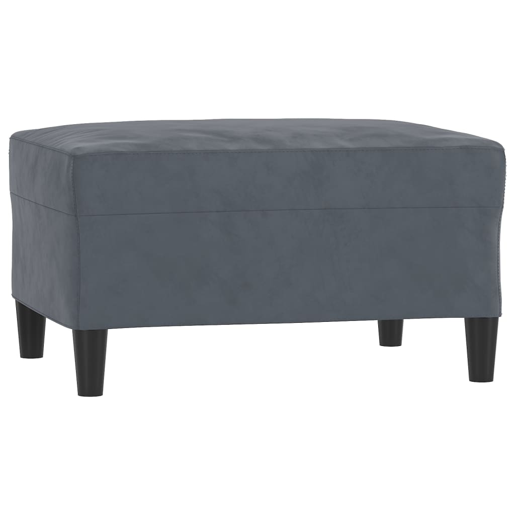 8720287186212_a_en_hd_1 vidaXL Footstool Dark Grey 70x55x41 cm Velvet - Image 2