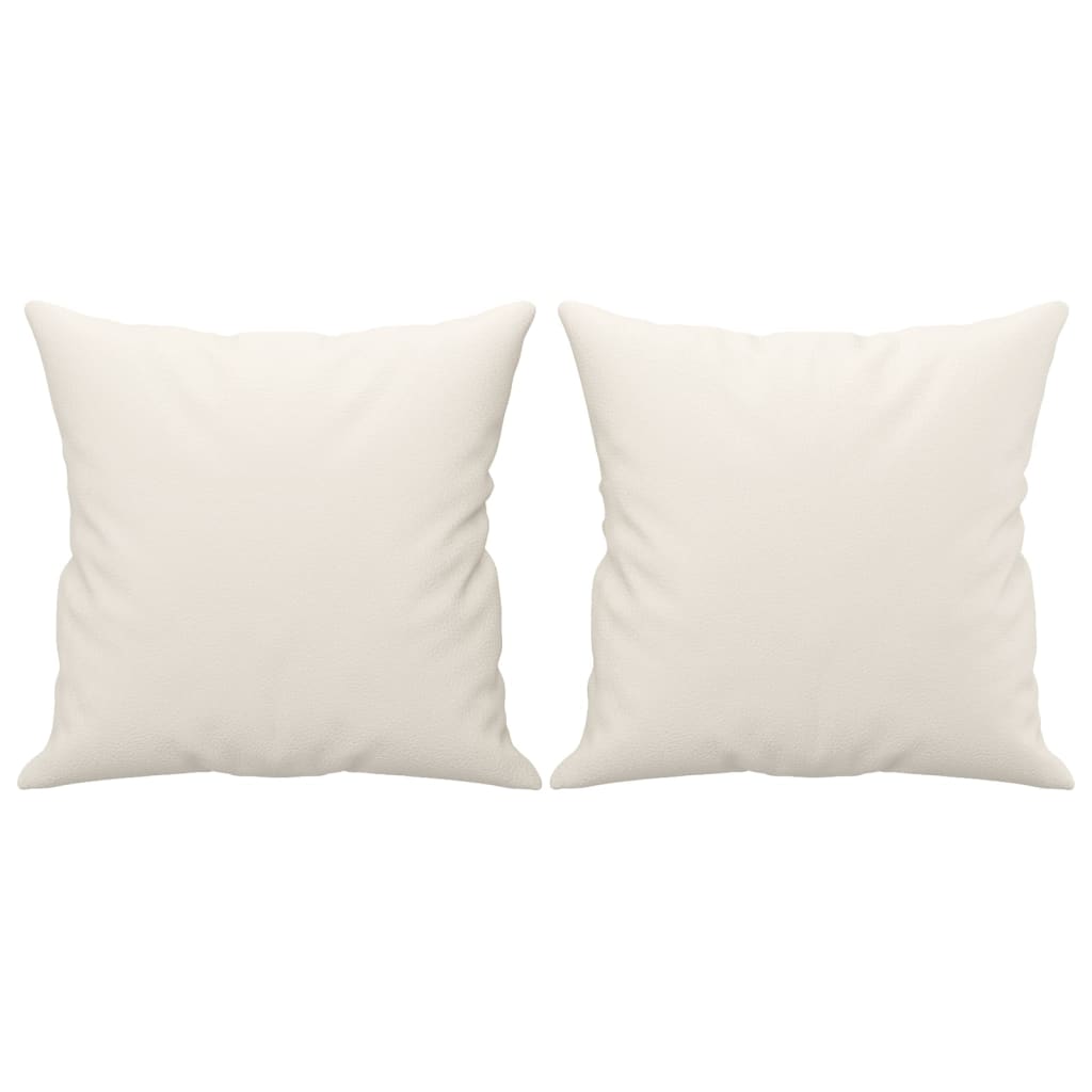 8720287187837_a_en_hd_1 vidaXL Throw Pillows 2 pcs Cream 40x40 cm Faux Leather - Image 2