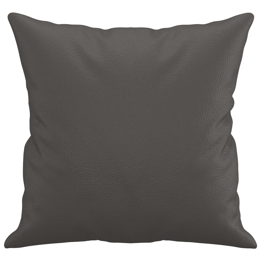 8720287187851_g_en_hd_2 vidaXL Throw Pillows 2 pcs Grey 40x40 cm Faux Leather - Image 4