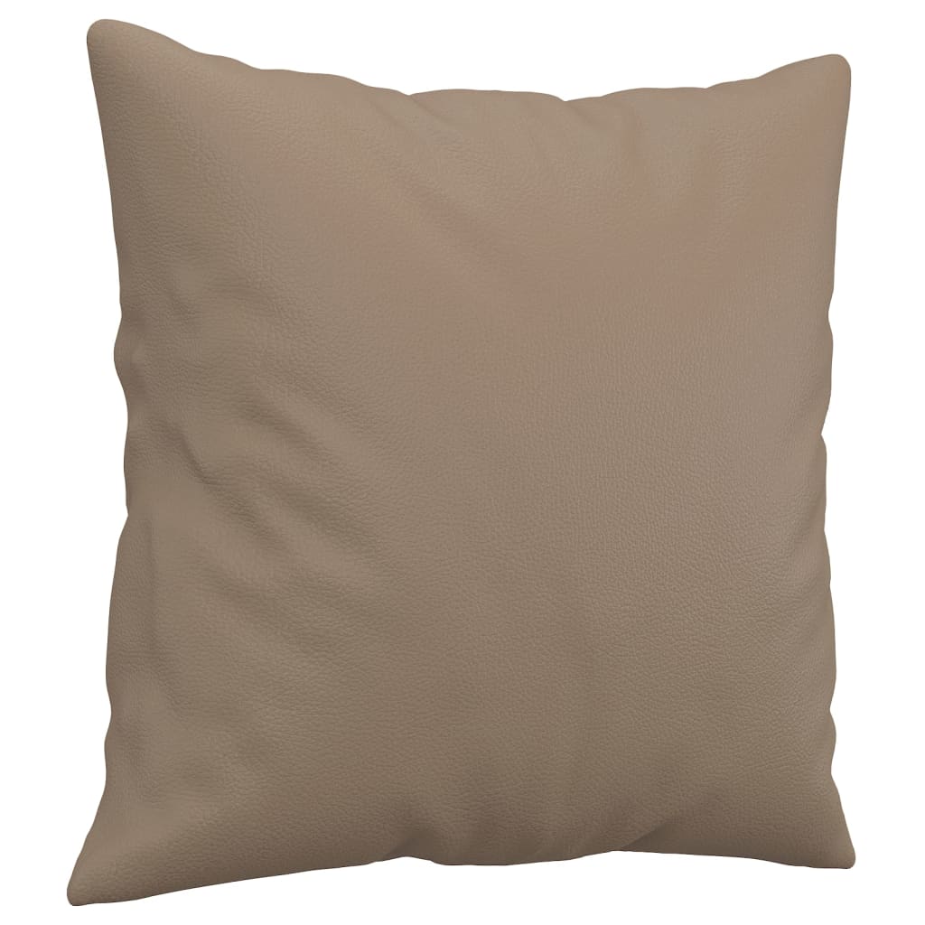 8720287187875_g_en_hd_1 vidaXL Throw Pillows 2 pcs Cappuccino 40x40 cm Faux Leather - Image 3