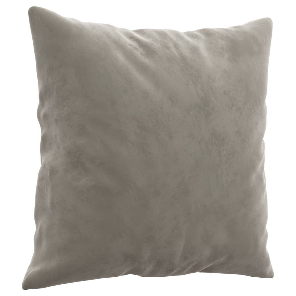 8720287187882_g_en_hd_1 vidaXL Throw Pillows 2 pcs Light Grey 40x40 cm Velvet - Image 3