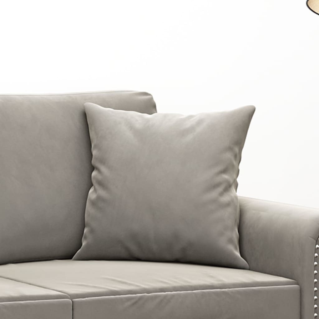 8720287187882_g_en_hd_3 vidaXL Throw Pillows 2 pcs Light Grey 40x40 cm Velvet - Image 5