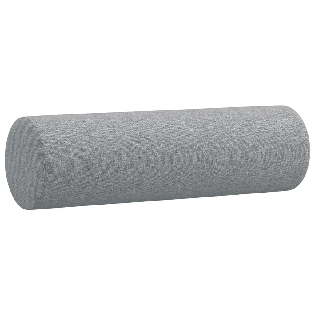 8720287188049_g_en_hd_1 vidaXL Throw Pillows 2 pcs Light Grey Ø15x50 cm Fabric - Image 3