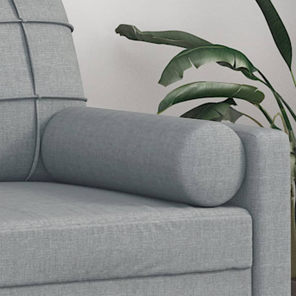 8720287188049_g_en_hd_3 vidaXL Throw Pillows 2 pcs Light Grey Ø15x50 cm Fabric - Image 5
