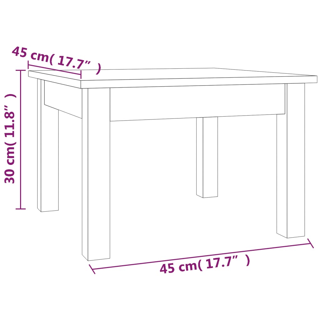 8720287188278_g_en_hd_5 vidaXL Coffee Table 45x45x30 cm Solid Wood Pine - Image 7