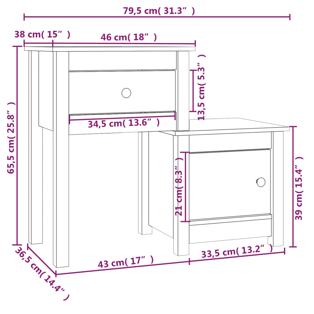 8720287189121_g_en_hd_5 vidaXL Bedside Cabinet 79.5x38x65.5 cm Solid Wood Pine - Image 8