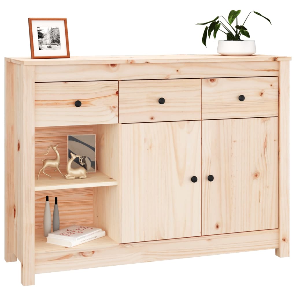 8720287189275_g_en_hd_2 vidaXL Sideboard 100x35x74 cm Solid Wood Pine - Image 5