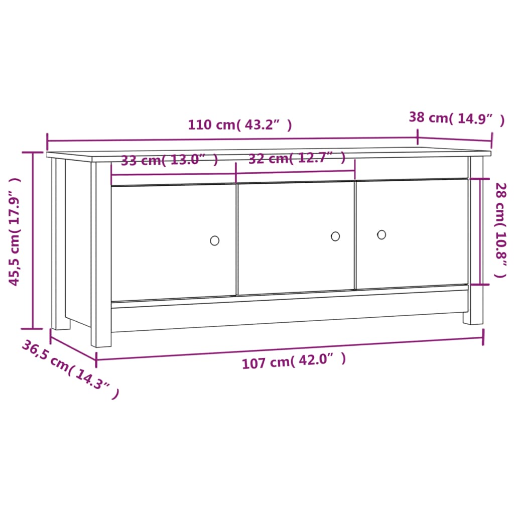 8720287189725_g_en_hd_9 vidaXL Shoe Cabinet 110x38x45.5 cm Solid Wood Pine - Image 11
