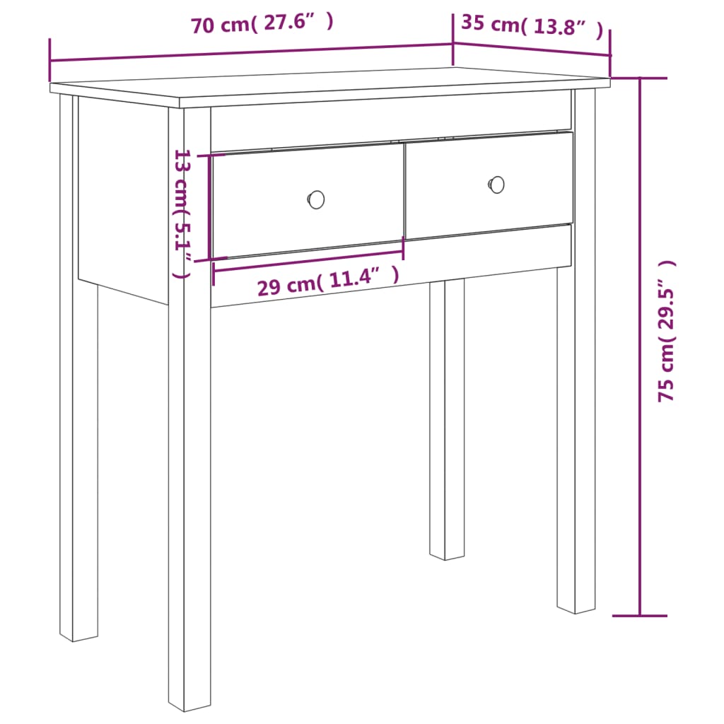 8720287189824_g_en_hd_8 vidaXL Console Table 70x35x75 cm Solid Wood Pine - Image 10