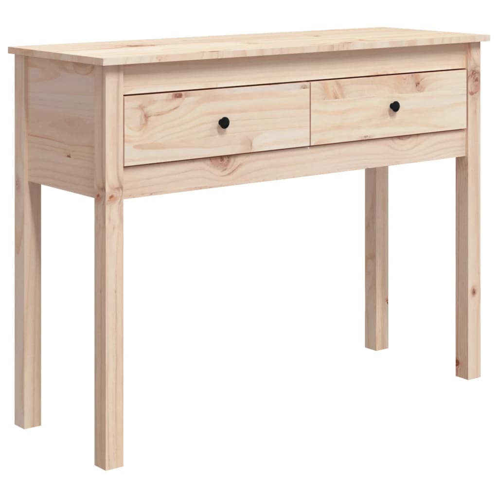 8720287189879_a_en_hd_1 vidaXL Console Table 100x35x75 cm Solid Wood Pine - Image 2