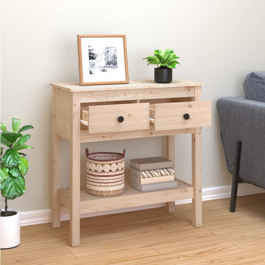 8720287189923_g_en_hd_1 vidaXL Console Table 75x35x75 cm Solid Wood Pine - Image 3