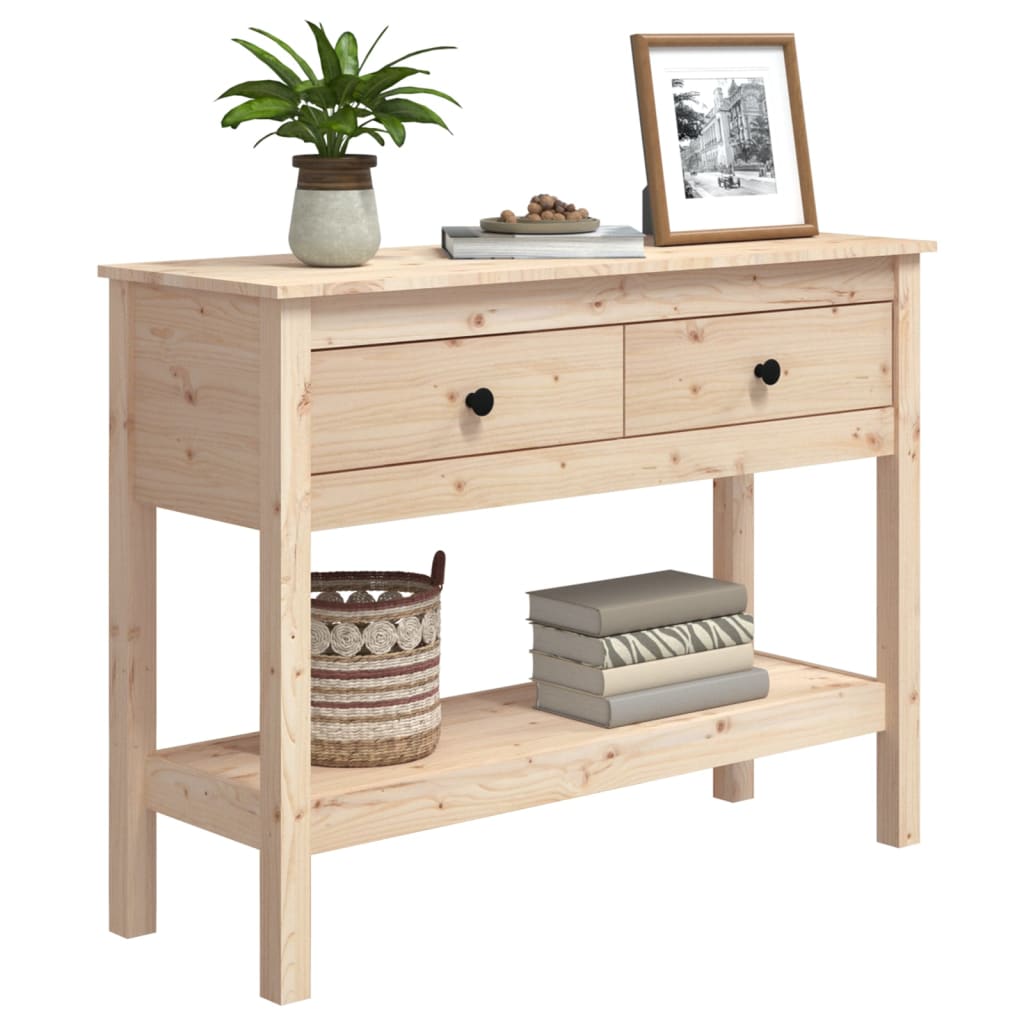 8720287189978_g_en_hd_2 vidaXL Console Table 100x35x75 cm Solid Wood Pine - Image 4