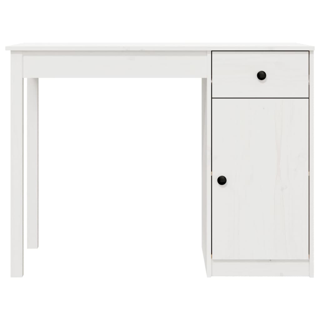 8720287190035_g_en_hd_4 vidaXL Desk White 100x50x75 cm Solid Wood Pine - Image 7