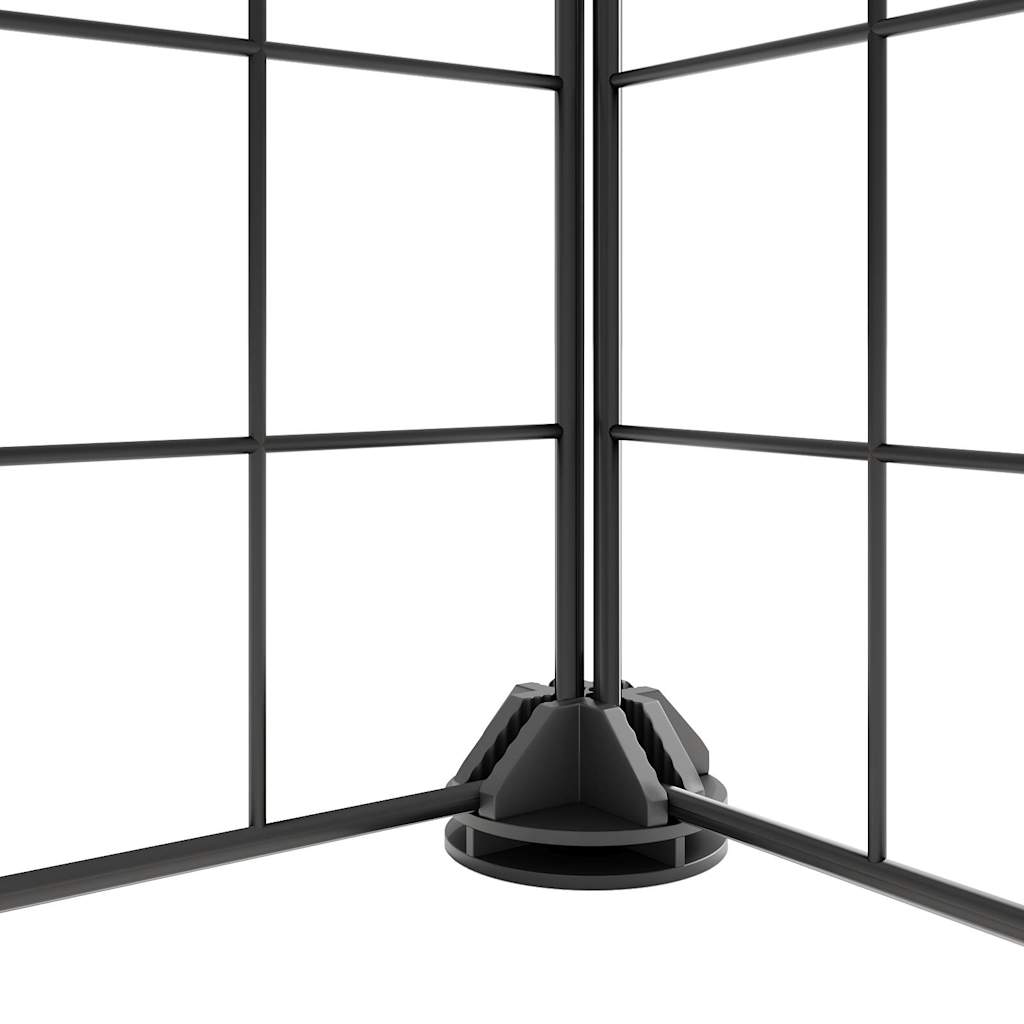 8720287190523_g_en_hd_1 vidaXL 20-Panel Pet Cage with Door Black 35x35 cm Steel - Image 3