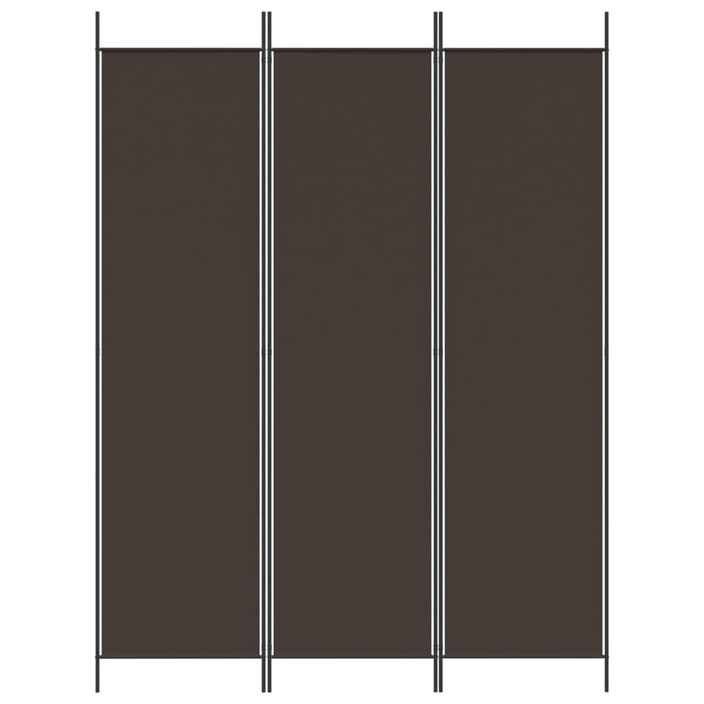 8720287195771_g_en_hd_1 vidaXL 3-Panel Room Divider Brown 150x200 cm Fabric - Image 3