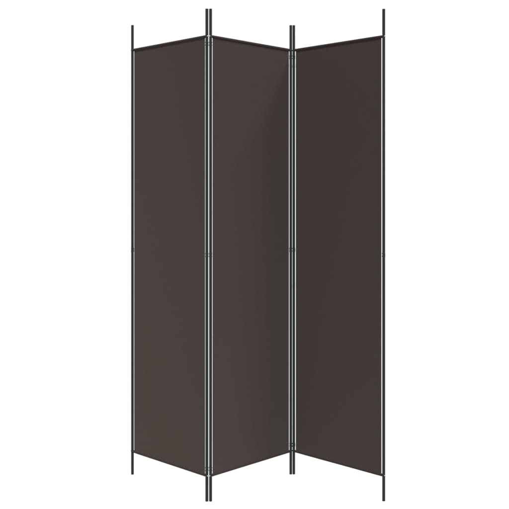 8720287195771_g_en_hd_2 vidaXL 3-Panel Room Divider Brown 150x200 cm Fabric - Image 4