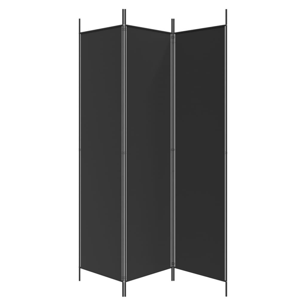 8720287195795_g_en_hd_2 vidaXL 3-Panel Room Divider Black 150x200 cm Fabric - Image 4