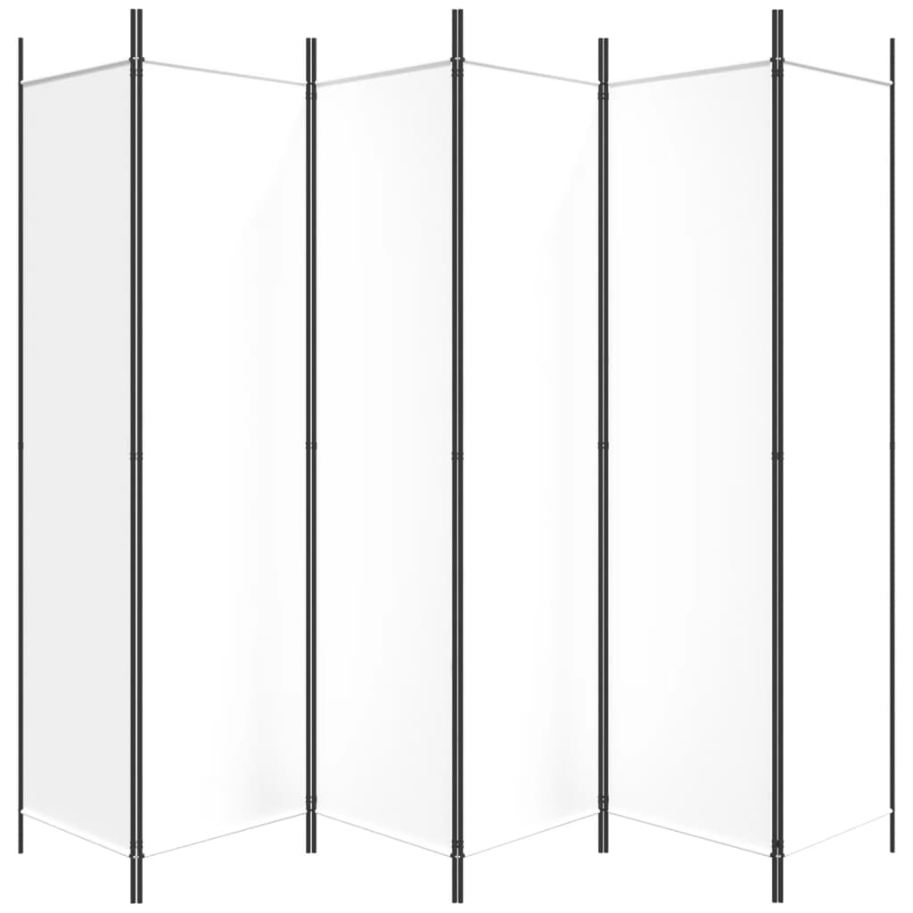 8720287195887_g_en_hd_2 vidaXL 6-Panel Room Divider White 300x200 cm Fabric - Image 4