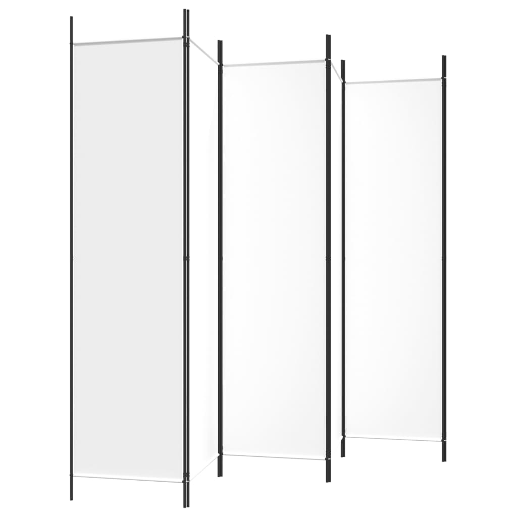 8720287195887_g_en_hd_3 vidaXL 6-Panel Room Divider White 300x200 cm Fabric - Image 5