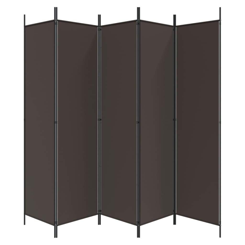 8720287195894_g_en_hd_2 vidaXL 6-Panel Room Divider Brown 300x200 cm Fabric - Image 4