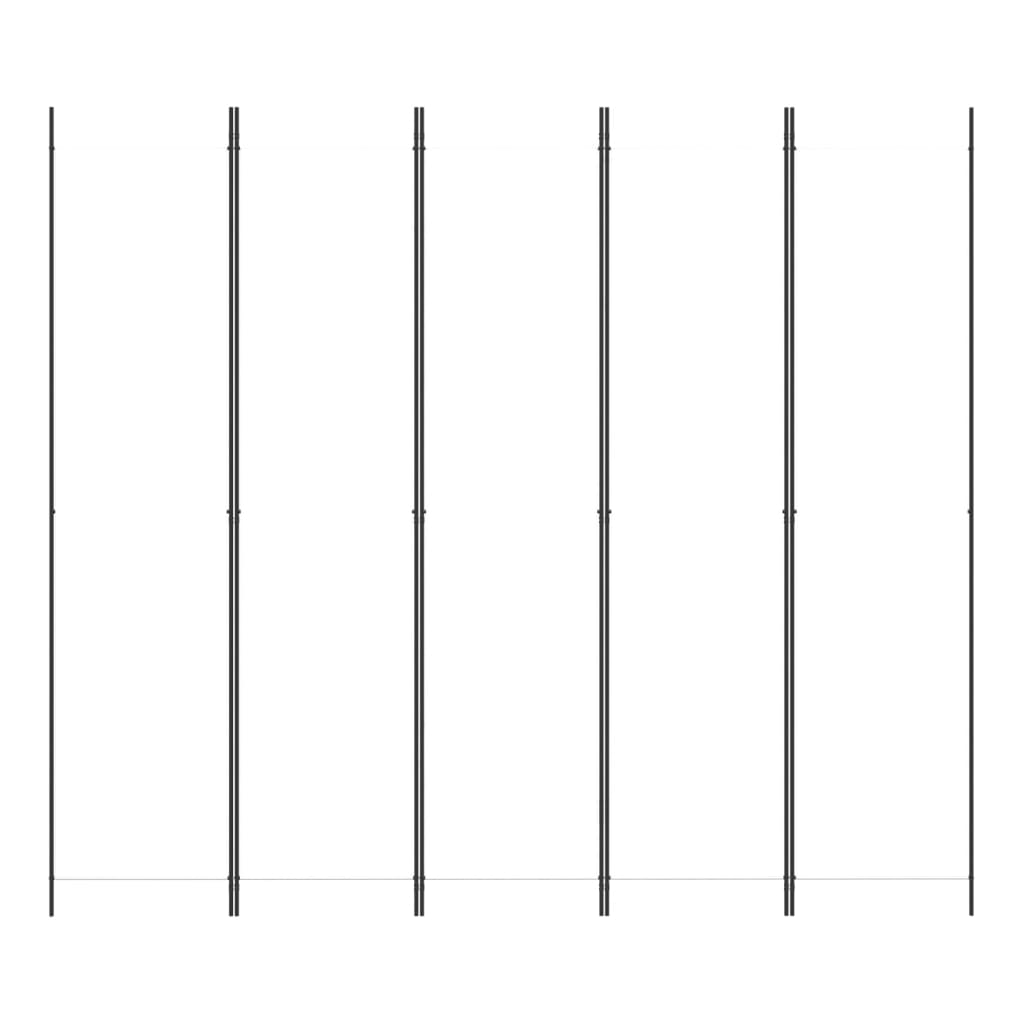 8720287196006_g_en_hd_1 vidaXL 5-Panel Room Divider White 250x220 cm Fabric - Image 3