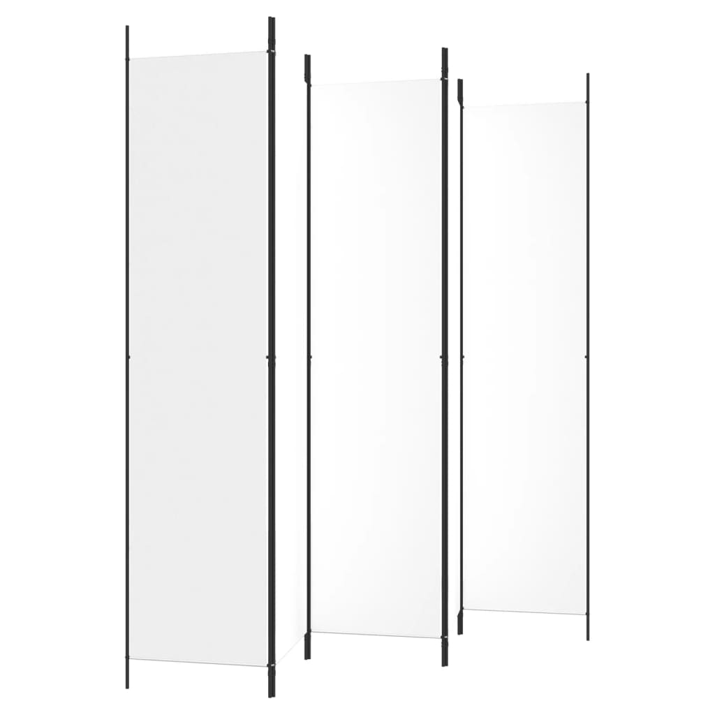 8720287196006_g_en_hd_3 vidaXL 5-Panel Room Divider White 250x220 cm Fabric - Image 5