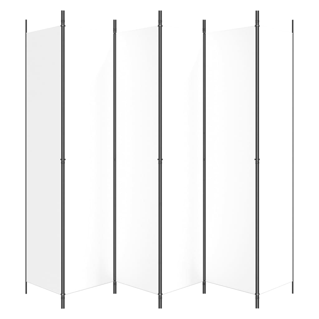 8720287196044_g_en_hd_2 vidaXL 6-Panel Room Divider White 300x220 cm Fabric - Image 4