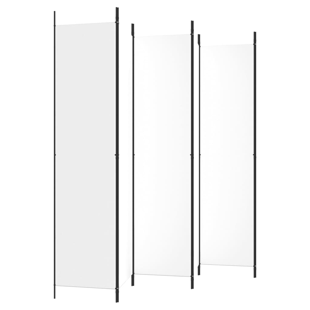 8720287196044_g_en_hd_3 vidaXL 6-Panel Room Divider White 300x220 cm Fabric - Image 5
