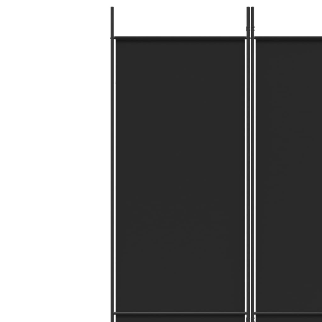 8720287196075_g_en_hd_5 vidaXL 6-Panel Room Divider Black 300x220 cm Fabric - Image 7