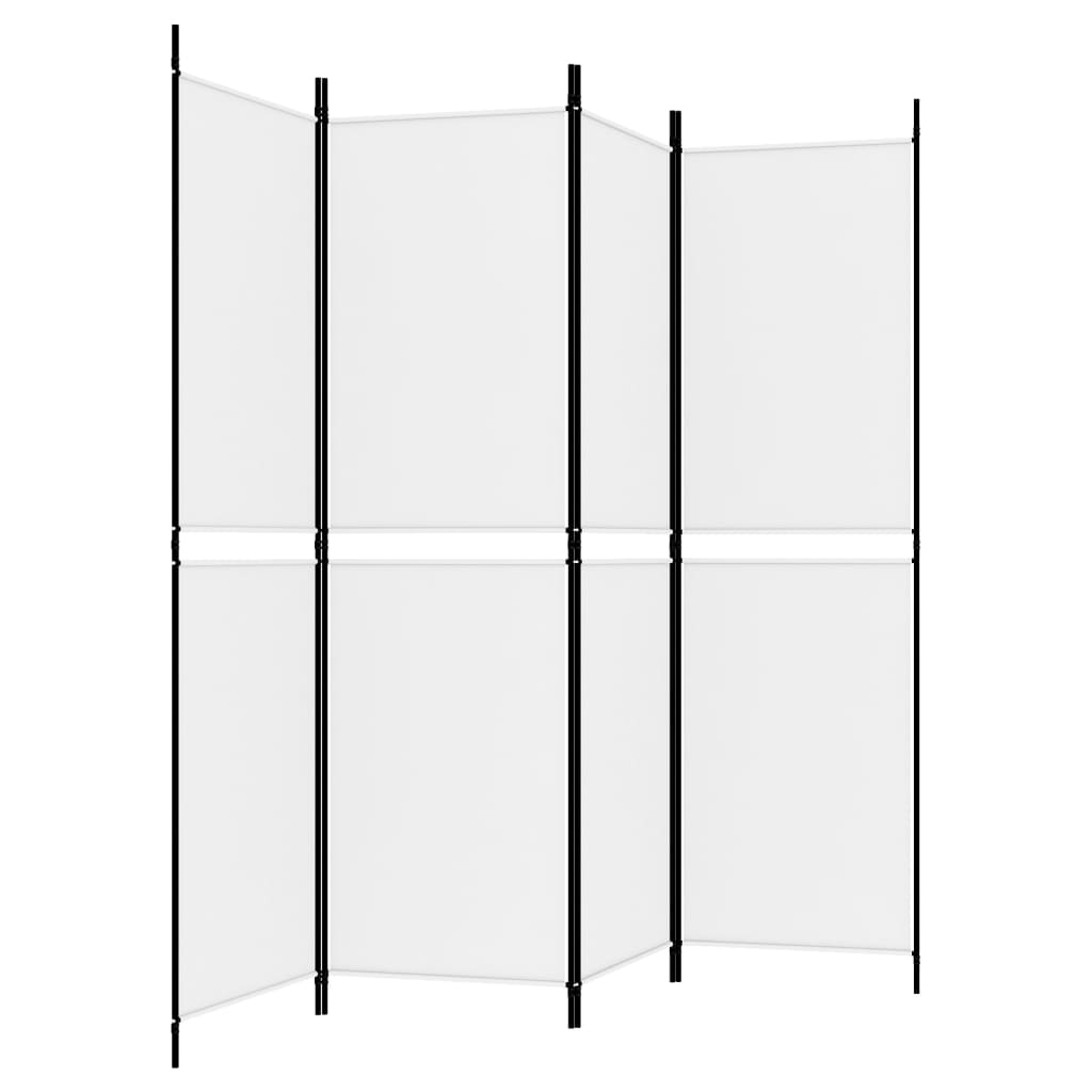 8720287196129_g_en_hd_2 vidaXL 4-Panel Room Divider White 200x180 cm Fabric - Image 4