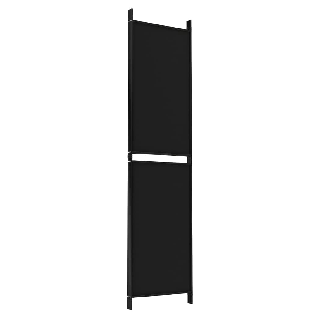 8720287196310_g_en_hd_4 vidaXL 4-Panel Room Divider Black 200x200 cm Fabric - Image 6