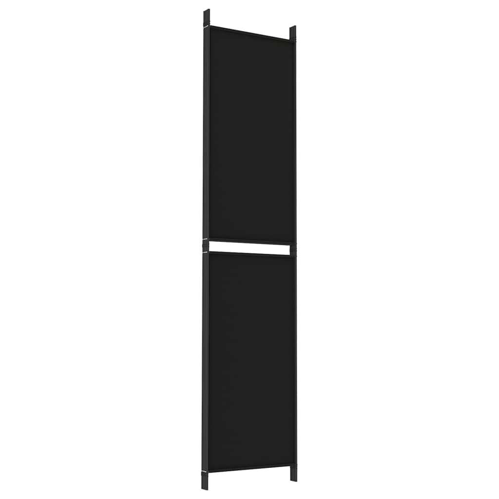 8720287196471_g_en_hd_4 vidaXL 4-Panel Room Divider Black 200x220 cm Fabric - Image 6