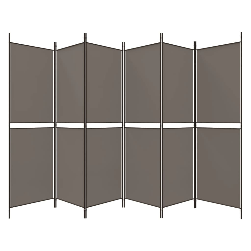 8720287196549_g_en_hd_3 vidaXL 6-Panel Room Divider Anthracite 300x220 cm Fabric - Image 5