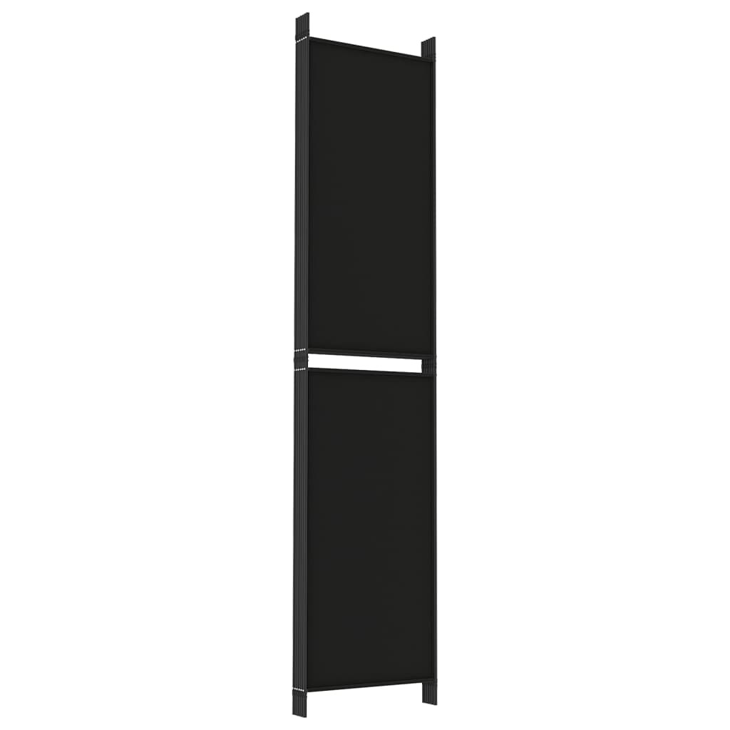 8720287196556_g_en_hd_3 vidaXL 6-Panel Room Divider Black 300x220 cm Fabric - Image 5