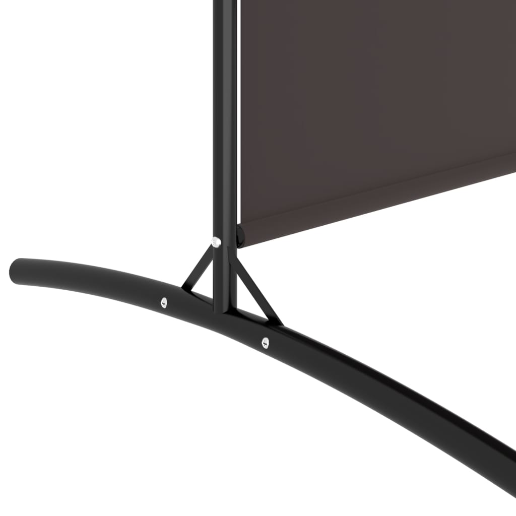 8720287196570_g_en_hd_5 vidaXL 2-Panel Room Divider Brown 175x180 cm Fabric - Image 7