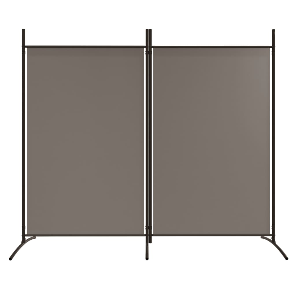 8720287196587_g_en_hd_1 vidaXL 2-Panel Room Divider Anthracite 175x180 cm Fabric - Image 3