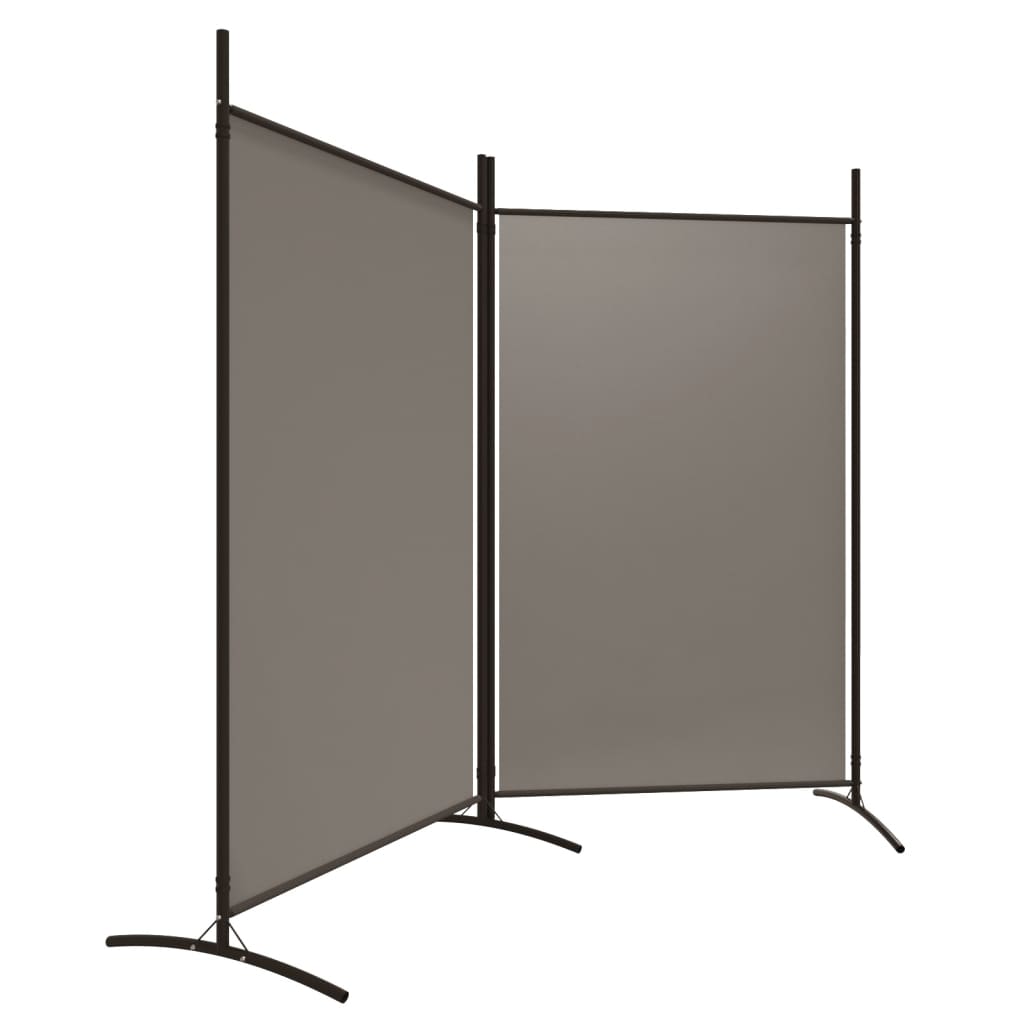 8720287196587_g_en_hd_2 vidaXL 2-Panel Room Divider Anthracite 175x180 cm Fabric - Image 4