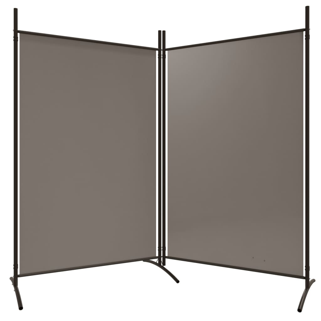 8720287196587_g_en_hd_3 vidaXL 2-Panel Room Divider Anthracite 175x180 cm Fabric - Image 5